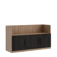 Креденция 3 двери АСТИ (Asti) AST33941643 (дуб урбан/черный)