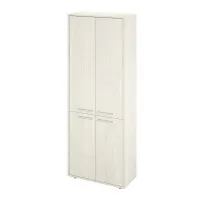 Шкаф высокий закрытый 4 двери Канцлер КЦ27.38 скандинавское дерево