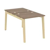 Рабочая станция (опоры - массив дерева, дуб светлый) ONIX WOOD OW.D.RS-2.0.7