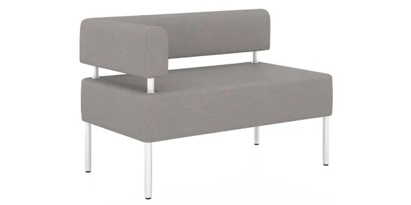 Секция двухместная с подлокотником МС