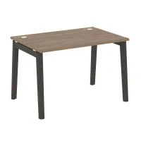 Стол письменный (опоры - массив дерева, дуб темный) ONIX WOOD OW.SP-2.8