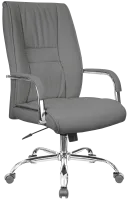Кресло для руководителя Everprof Kent TM экокожа серая