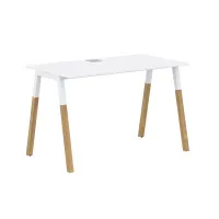 Стол письменный FST 1167 (белый/бук) Forta
