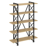 Стеллаж Loft на колесных опорах - 5 полки VR.L-MST.K-5.8V