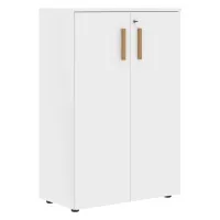 Шкаф с глухими средними дверьми FMC 80.1(Z) (белый) Forta