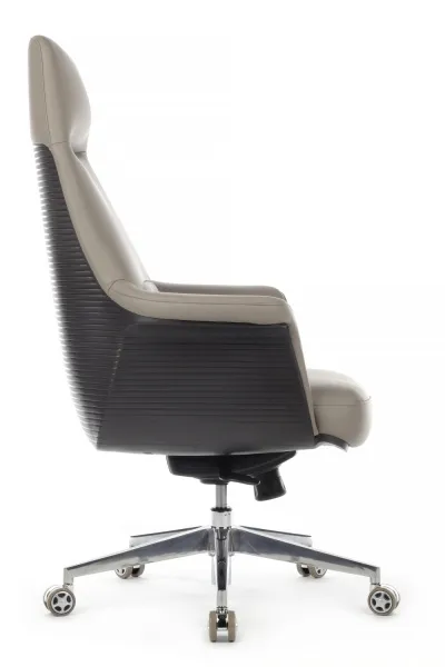 Изображение кресло rv design verdi (а-655) кожа серая