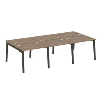 Рабочая станция (опоры - массив дерева, дуб темный) ONIX WOOD OW.D.RS-6.1.7