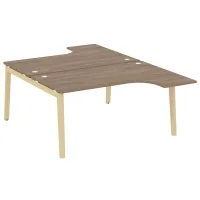 Рабочая станция (опоры - массив дерева, дуб светлый) ONIX WOOD OW.D.SA-4