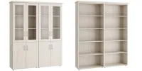 Изображение шкаф для бумаг 4 створки бостон (boston) композиция 4 (bsn30150002 - 2 шт и bsn30159402) (дуб атланта)