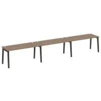 Рабочая станция (опоры - массив дерева, дуб темный) ONIX WOOD OW.RS-3.4.7