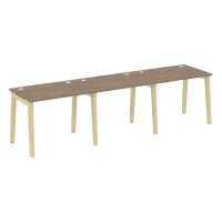 Рабочая станция (опоры - массив дерева, дуб светлый) ONIX WOOD OW.RS-3.1.7