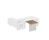 Брифинг-приставка, Дуб Чарльстон/Бетон Чикаго, Wood&Stone СФ-533102