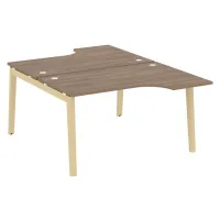 Рабочая станция (опоры - массив дерева, дуб светлый) ONIX WOOD OW.D.SA-2