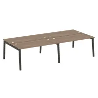 Рабочая станция (опоры - массив дерева, дуб темный) ONIX WOOD OW.D.RS-4.4.7