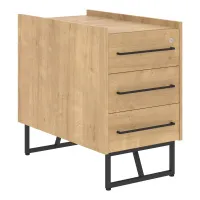 Тумба стационарная, дуб Бофорд, Loftis LLC-3D