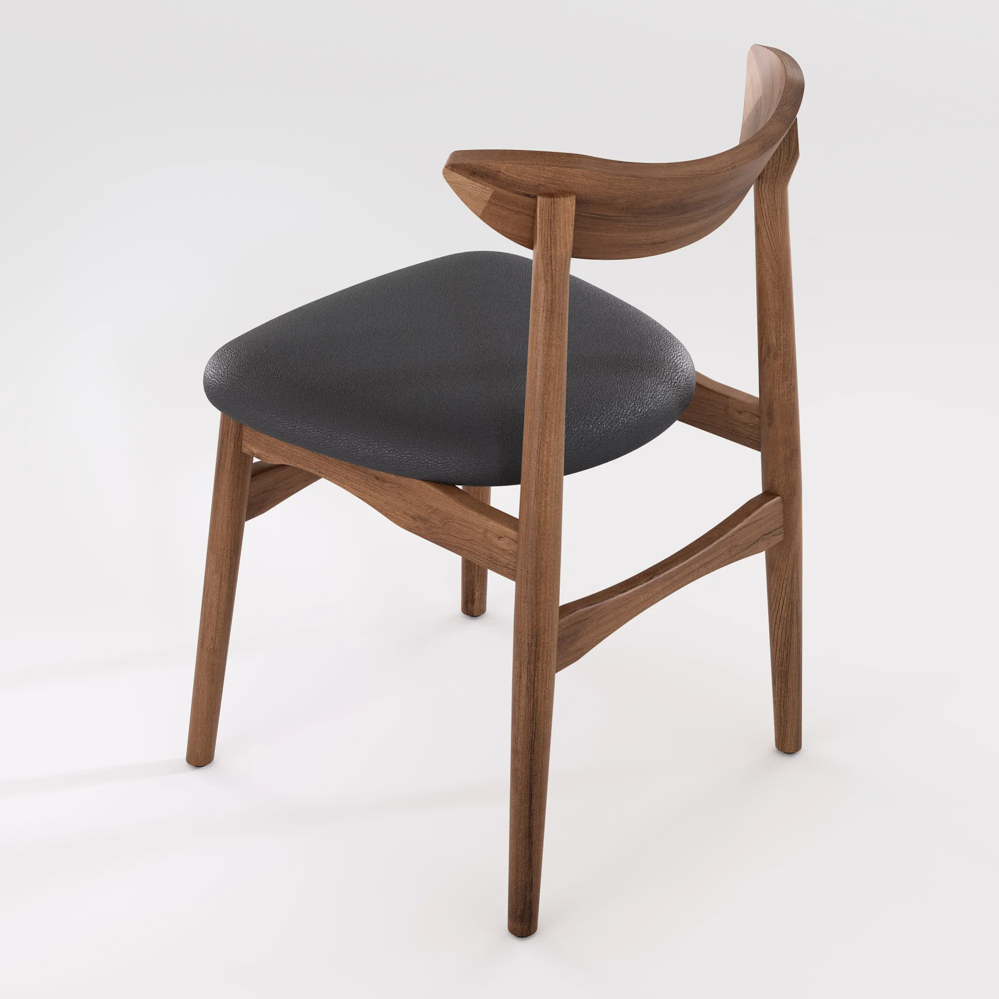 Изображение стул джеро  al-104 темный орех