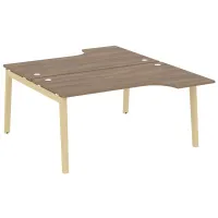 Рабочая станция (опоры - массив дерева, дуб светлый) ONIX WOOD OW.D.SA-1