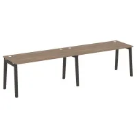 Рабочая станция (опоры - массив дерева, дуб темный) ONIX WOOD OW.RS-2.4.7