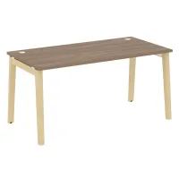 Стол письменный (опоры - массив дерева, дуб светлый) ONIX WOOD OW.SP-4.8