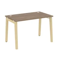 Стол письменный (опоры - массив дерева, дуб светлый) ONIX WOOD OW.SP-2.7