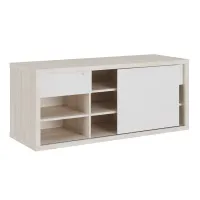 Креденция тип 2 ЗИОН (Zion) ZIO28541012 дуб шамони светлый/белый