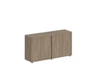 Шкаф-купе низкий  с замком, корпус дуб темный, фасады дуб темный, Sigma SG.702.OD.OD