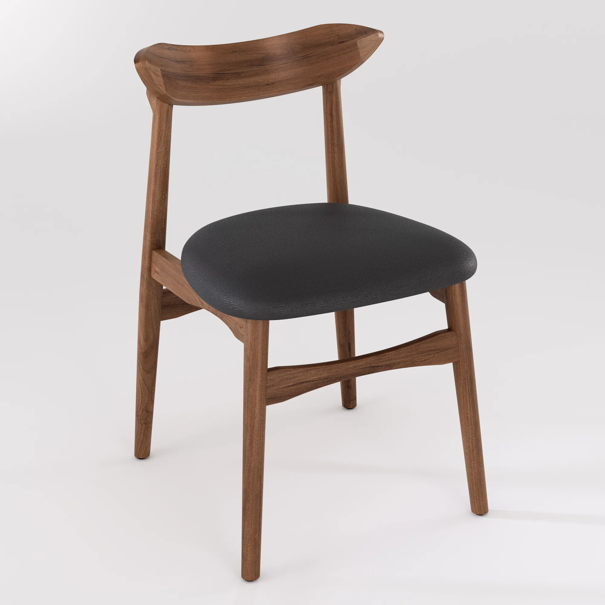 Изображение стул джеро  al-104 темный орех