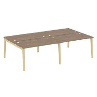 Рабочая станция (опоры - массив дерева, дуб светлый) ONIX WOOD OW.D.RS-4.3.8