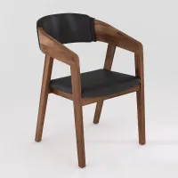 Стул Сохо soft  AL-101S темный орех