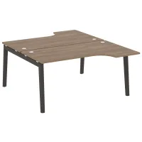 Рабочая станция (опоры - массив дерева, дуб темный) ONIX WOOD OW.D.SA-1