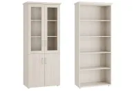 Изображение шкаф для бумаг с топом бостон (boston) композиция 1 (bsn30150002 и bsn30159202) (дуб атланта)