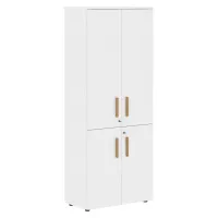 Шкаф с глухими средними и малыми дверьми FHC 80.3(Z) (белый) Forta