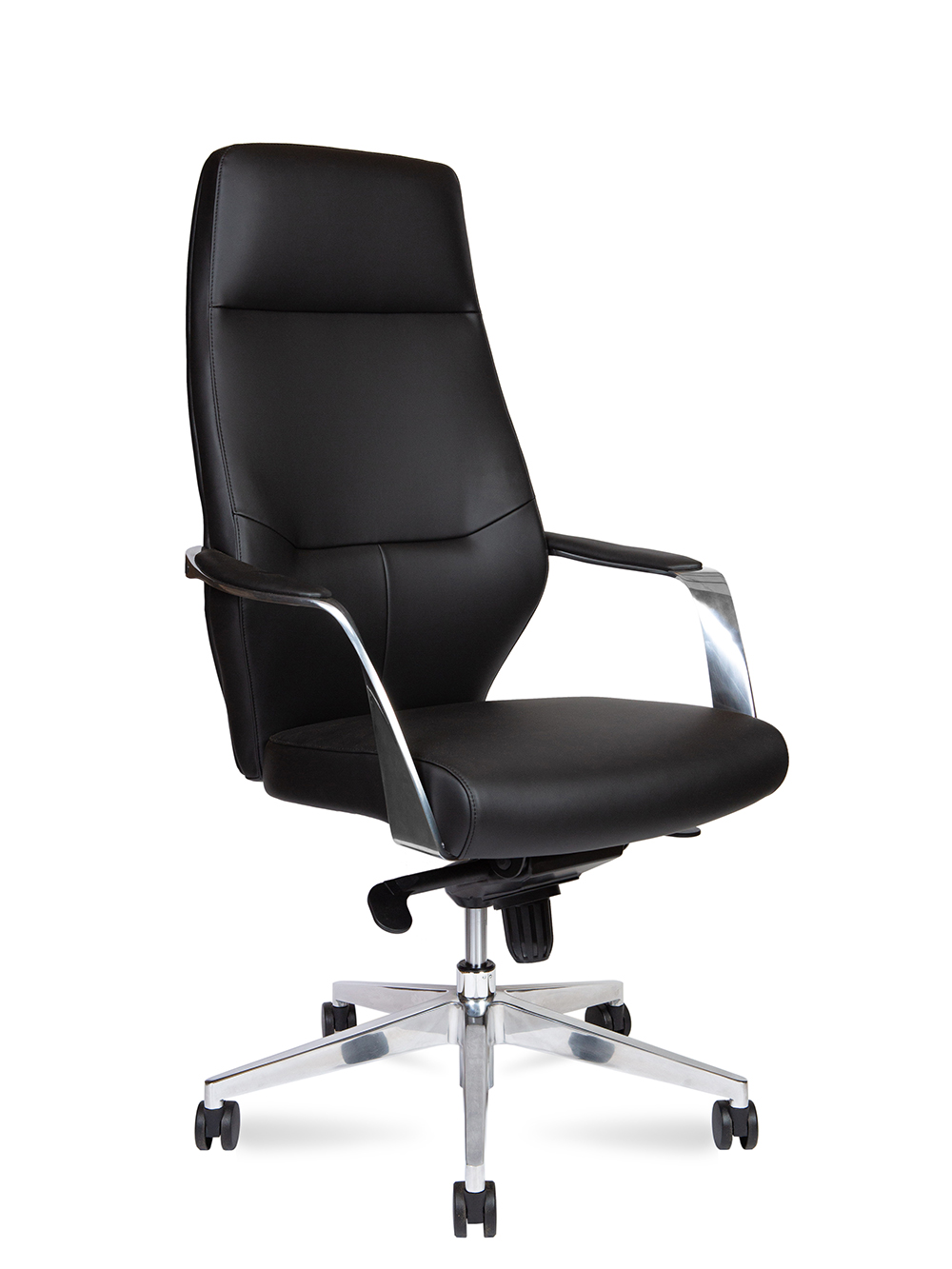 Кресло Norden Capital Black черная экокожа