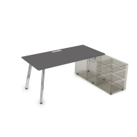 Стол рабочий под тумбу опорную Arredo 10СТО.074 (металл глянец)