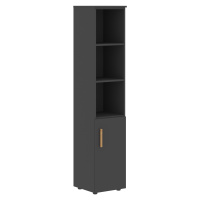 Шкаф колонка с глухой малой дверью FHC 40.5 (L/R) (графит) Forta