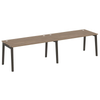 Рабочая станция (опоры - массив дерева, дуб темный) ONIX WOOD OW.RS-2.4.8