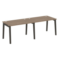 Рабочая станция (опоры - массив дерева, дуб темный) ONIX WOOD OW.RS-2.2.8
