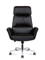 Изображение кресло norden bonno черная кожа