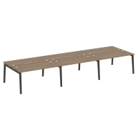 Рабочая станция (опоры - массив дерева, дуб темный) ONIX WOOD OW.D.RS-6.4.7