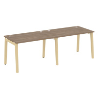 Рабочая станция (опоры - массив дерева, дуб светлый) ONIX WOOD OW.RS-2.2.8