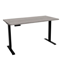 Стол с регулировкой высоты электрический LuxAlto LA-T33-SR2 черный/дуб бежево-серый ЛДСП 120*60*2.5