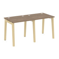 Рабочая станция (опоры - массив дерева, дуб светлый) ONIX WOOD OW.RS-2.0.7