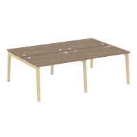 Рабочая станция (опоры - массив дерева, дуб светлый) ONIX WOOD OW.D.RS-4.2.8