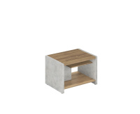 Журнальный столик классик, Дуб Чарльстон/Бетон Чикаго, Wood&Stone СФ-531602