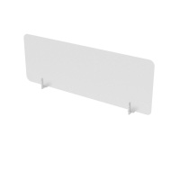 Барьер для сдвоенных столов бенч, Молочный Белый оргстекло Arredo 10БСБО.105