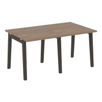 Стол переговорный, 2 столешницы (опоры - массив дерева, дуб темный) ONIX WOOD OW.PRG-2.0