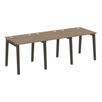 Рабочая станция (опоры - массив дерева, дуб темный) ONIX WOOD OW.RS-3.0.8