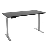 Стол с регулировкой высоты электрический LuxAlto LA-T33-2AR2 серый/черный ЛДСП 160*70*2.5