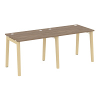 Рабочая станция (опоры - массив дерева, дуб светлый) ONIX WOOD OW.RS-2.1.7
