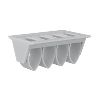 Держатель для проводов 010.010.00005 (белый) Forta